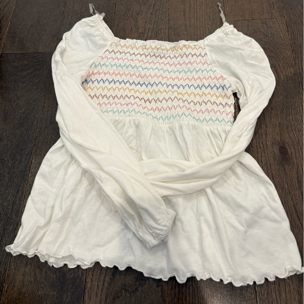 Art Class White Textured Fabric